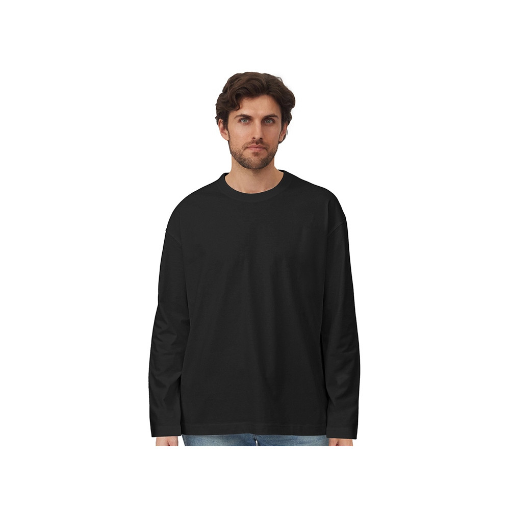 Лонгслив оверсайз Berlin унисекс, черный