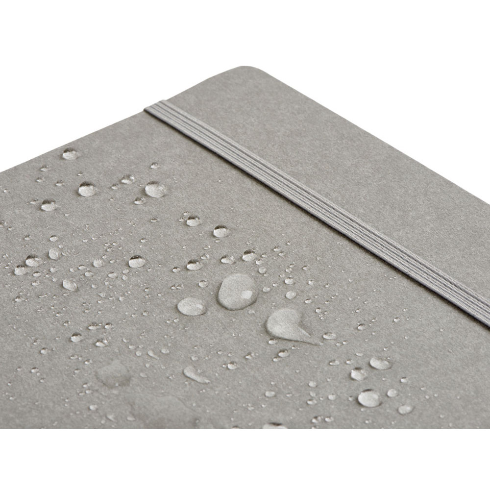 Блокнот из моющегося крафта и каменной бумаги А5 Fleekstone, гибкая обложка, серый