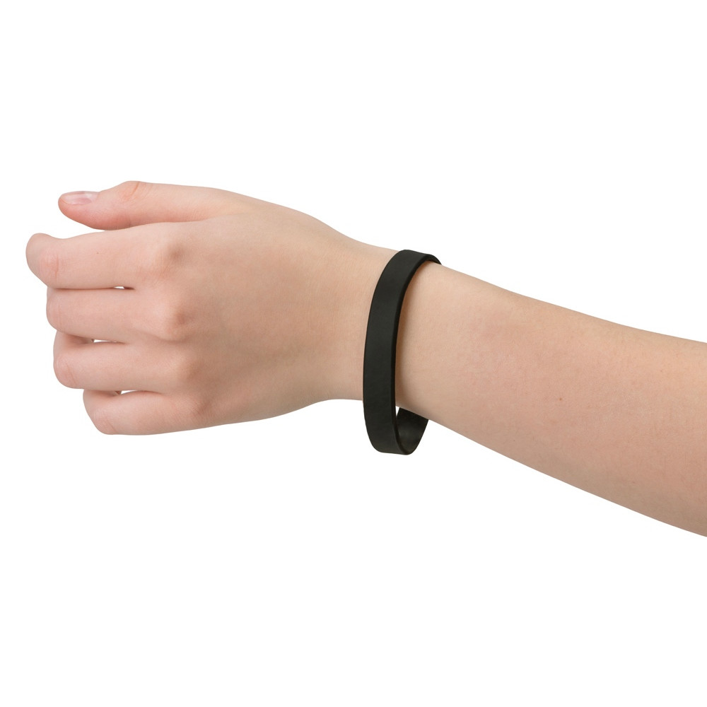 Силиконовый браслет Forest 202*12 мм, черный