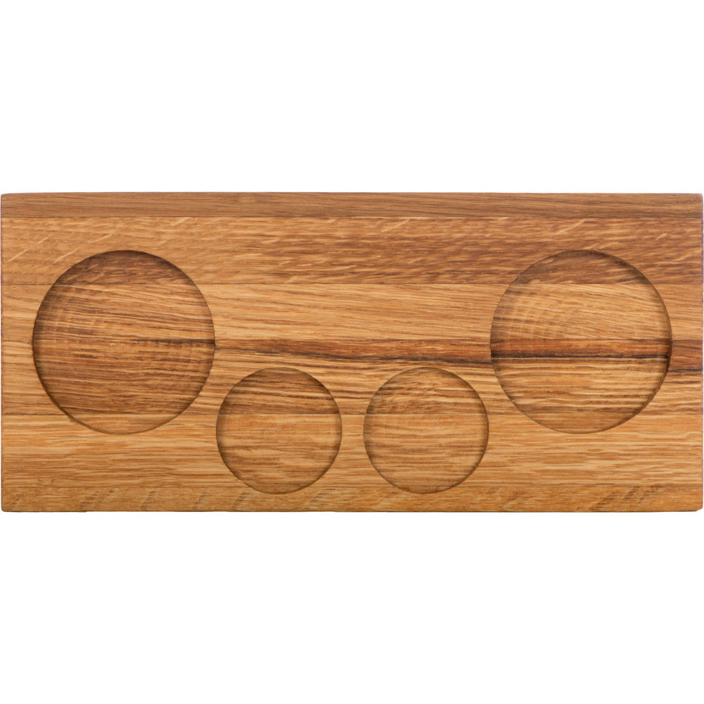 Набор для виски и коктейлей на подставке из дуба Savour