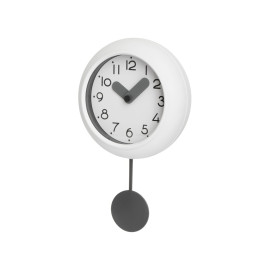 Настенные часы с маятником Pendulum, белый Настенные часы с маятником Pendulum, белый