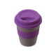 Стакан с силиконовой крышкой Cafe, фиолетовый