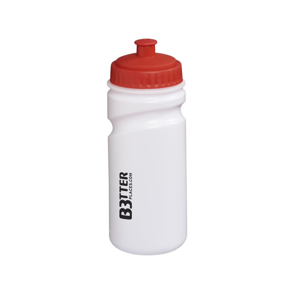Спортивная бутылка Easy Squeezy - белый корпус, цвет красный;белый