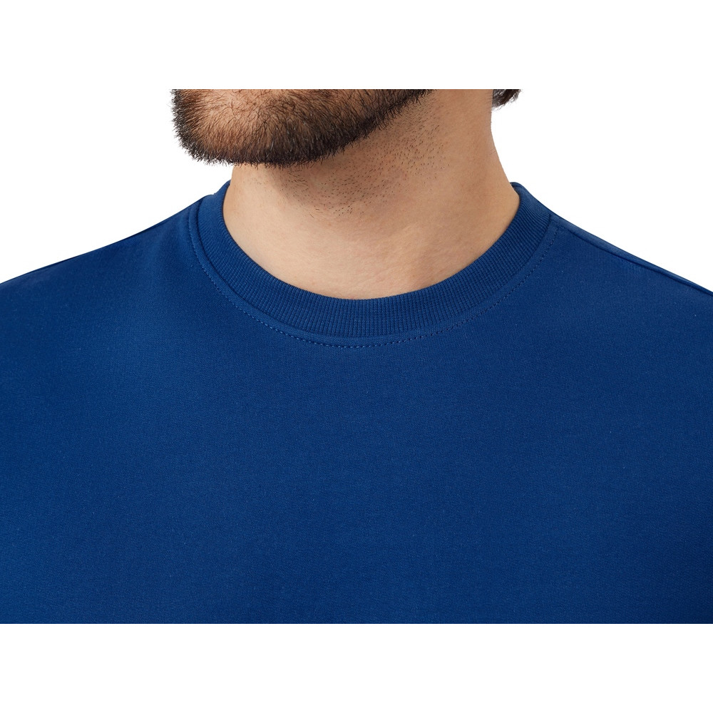 Футболка из френч терри Warsaw унисекс 220гр, кл. синий