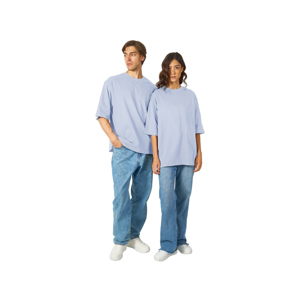 Футболка Berlin к/р оверсайз, 100% хлопок, 180гр, небесно-голубой, цвет небесно-голубой