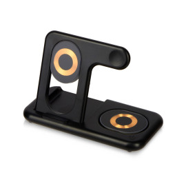 Беспроводная зарядная станция 3-в-1 MajestIQ, 15 Вт