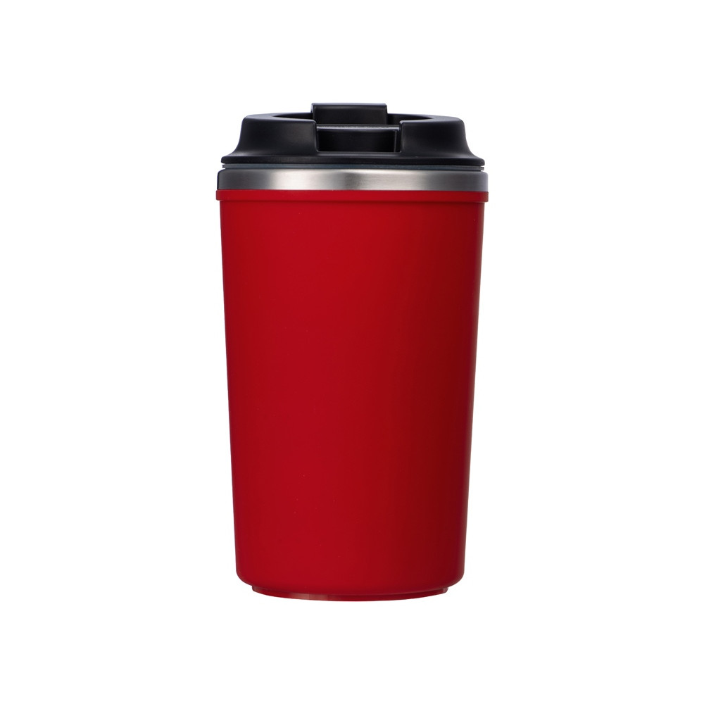 Герметичная термокружка на присоске Kick, 350 мл, красный