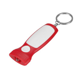 Брелок-фонарик Каяма, красный/белый