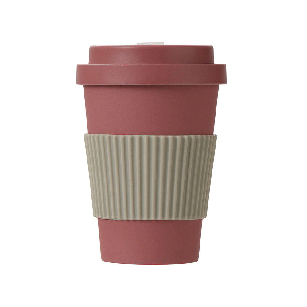 Термокружка Muffin из натуральных волокон, пыльно-розовый
