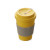 Термокружка Muffin из натуральных волокон, желтый
