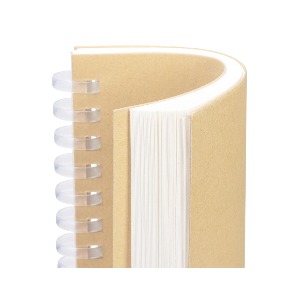 Блокнот на мягкой спирали А6 Sahara, 60 листов 70 гр/м2, натуральный