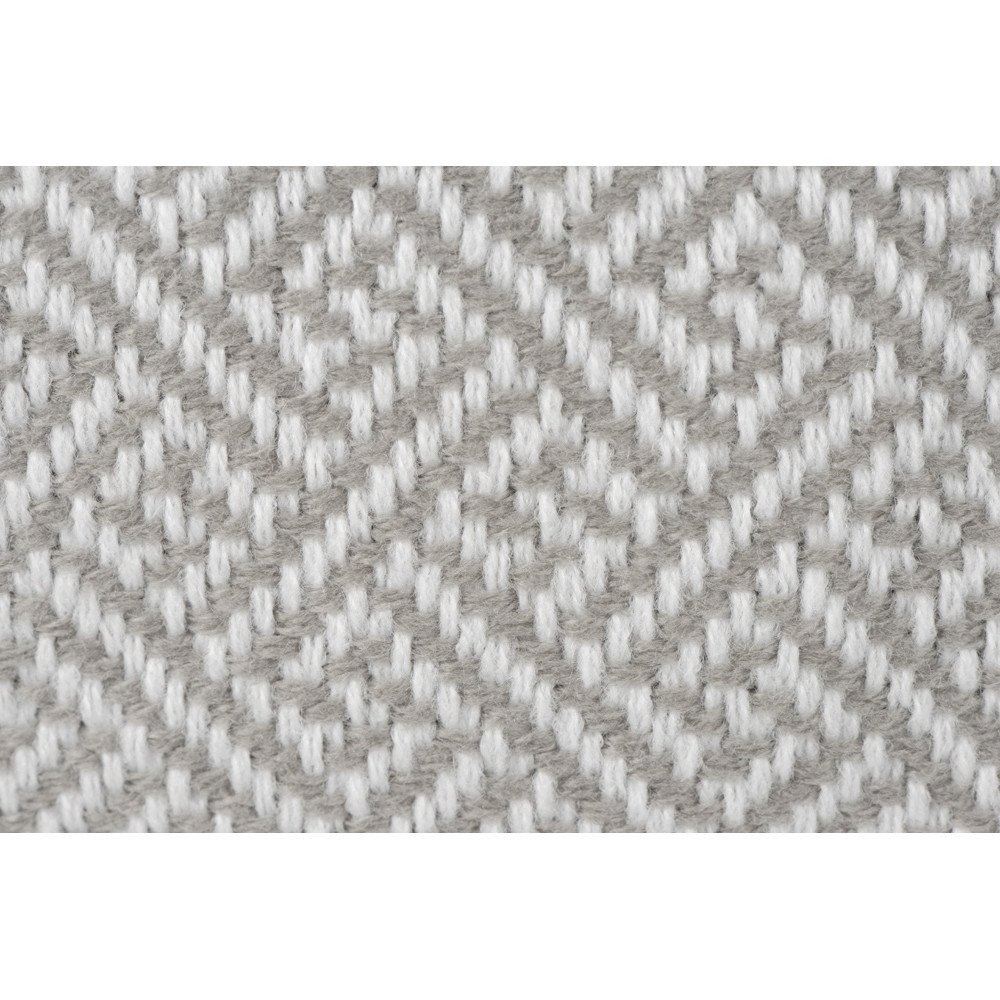 Плед акриловый Tassel с белой бахромой, бежевый