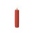 Свеча из вощины 3 х 12,5 см с деревянным ярлыком, красный