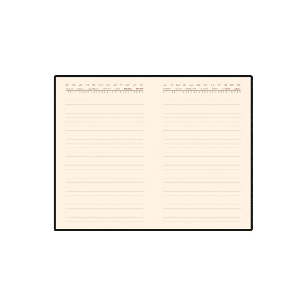 Ежедневник недатированный А5 Marseille, оранжевый