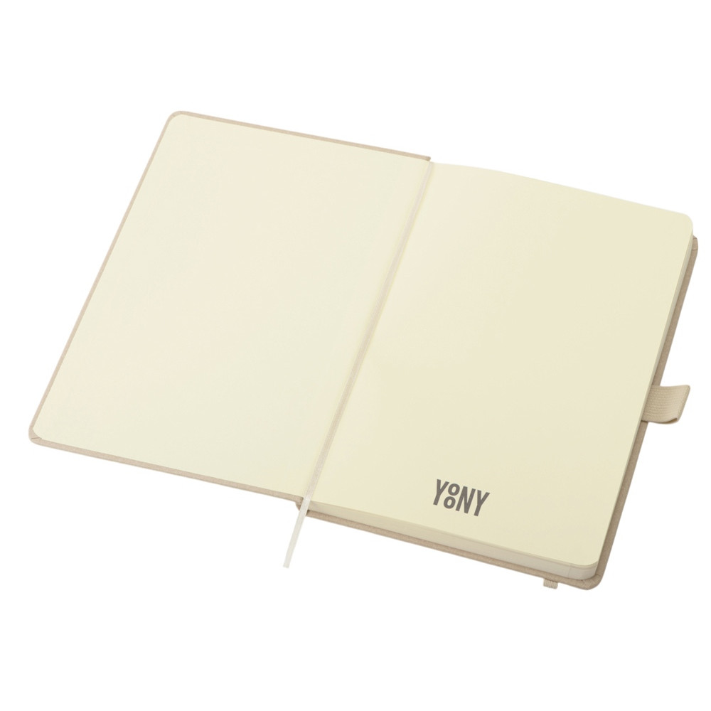 Блокнот А5 Snow Hard твердая обложка, 80 листов 70 гр/м2, натуральный