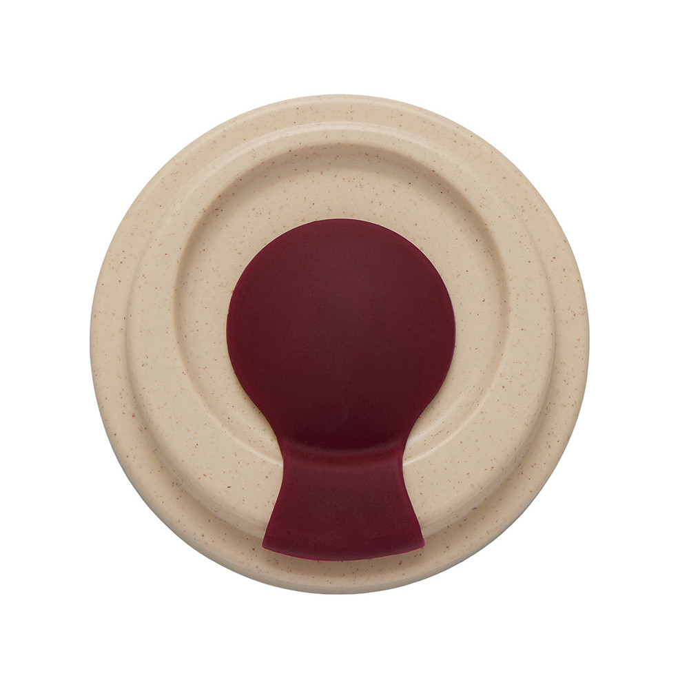 Стакан из пшеничного волокна Flava, burgundy