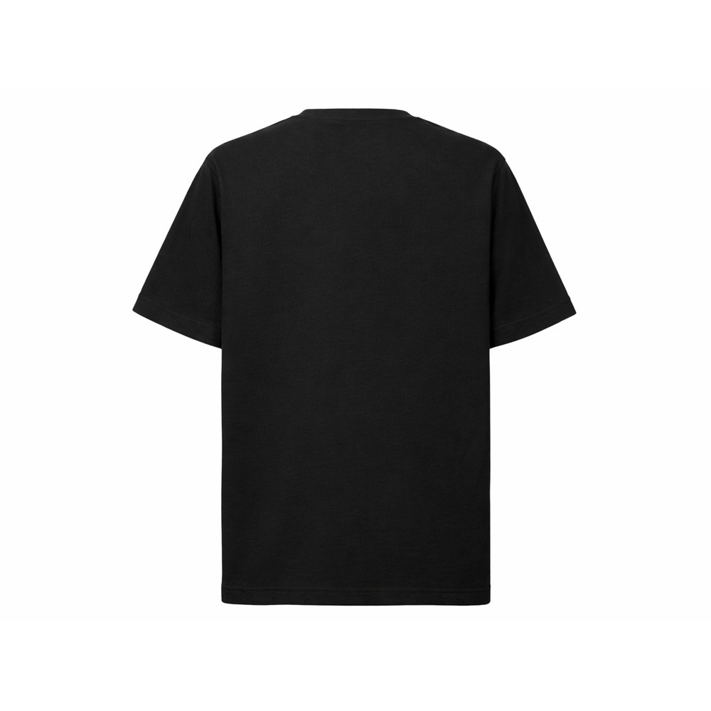 Футболка Kyoto из джерси 180 г/м2 с пич отделкой, унисекс, черный