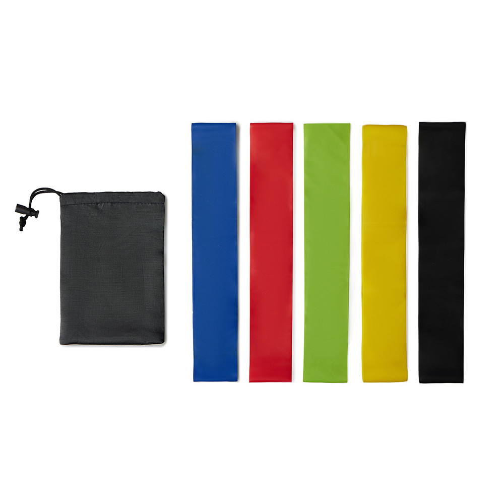 Набор спортивных резинок Crane, черный