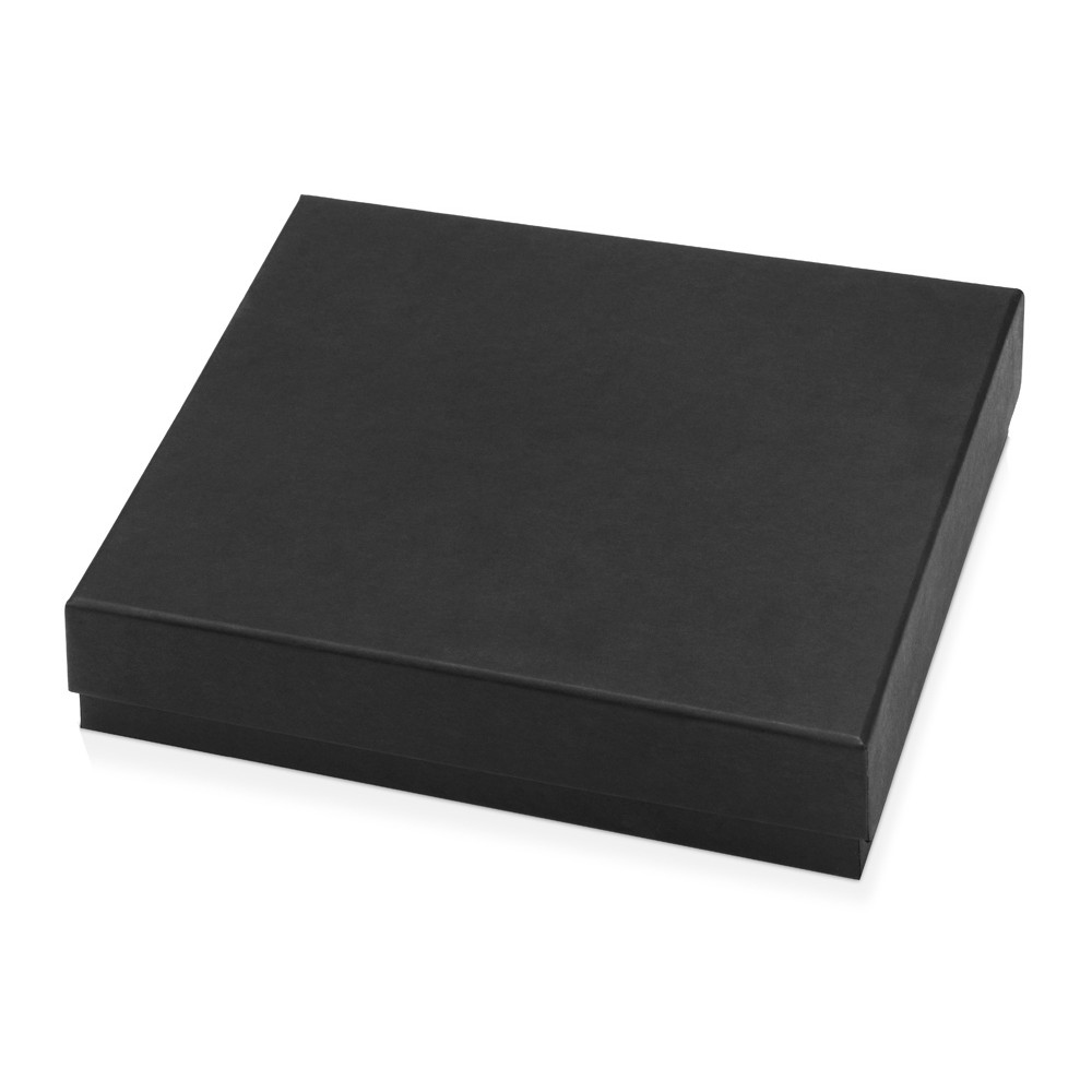 Коробка подарочная Smooth L для ручки и блокнота А5, цвет черный