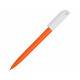Ручка пластиковая шариковая Каролина Color BRL, оранжевый/белый