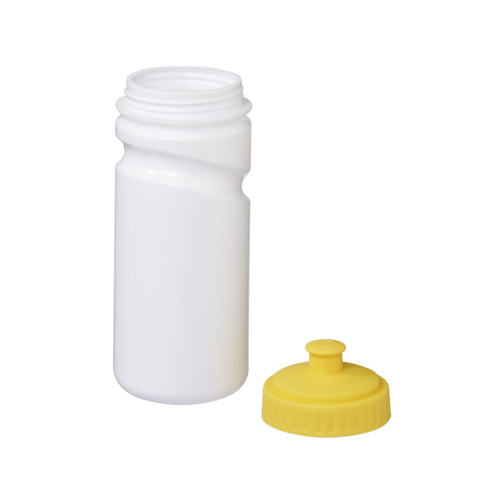 Спортивная бутылка Easy Squeezy - белый корпус, цвет белый;желтый
