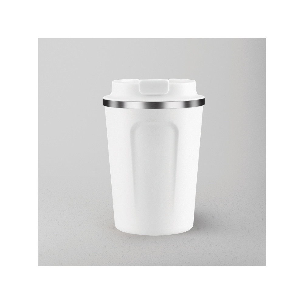 Термокружка CAFe COMPACT, 380 мл, белый