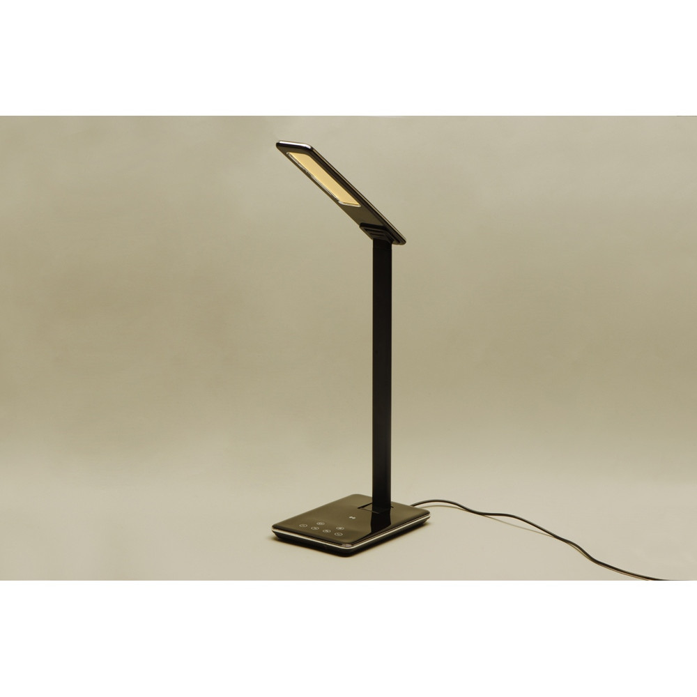 Настольная лампа с функцией беспроводной зарядки Starline, черный