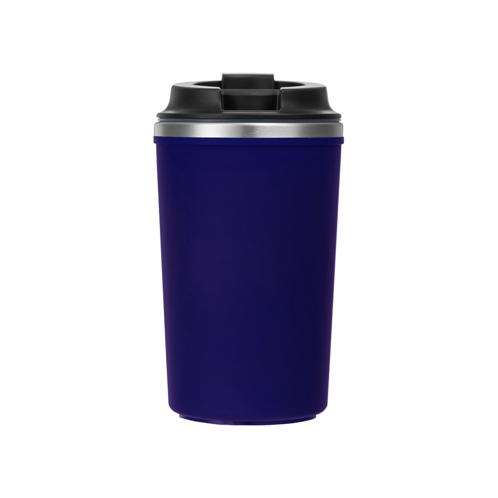 Герметичная термокружка на присоске Kick, 350 мл, темно-синий