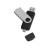 USB/micro USB-флешка 2.0 на 16 Гб Квебек OTG, черный