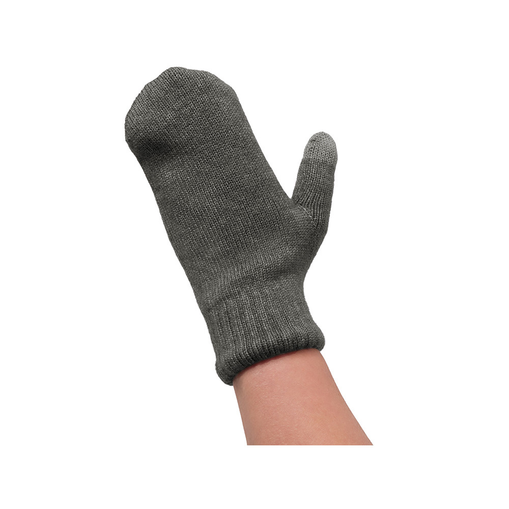 Варежки Dunant, темно-серый меланж