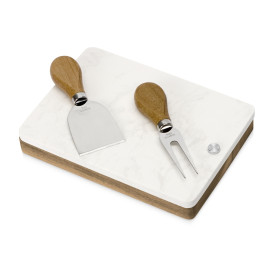 Набор ножей для сыра Fontina, акация и искусственный мрамор