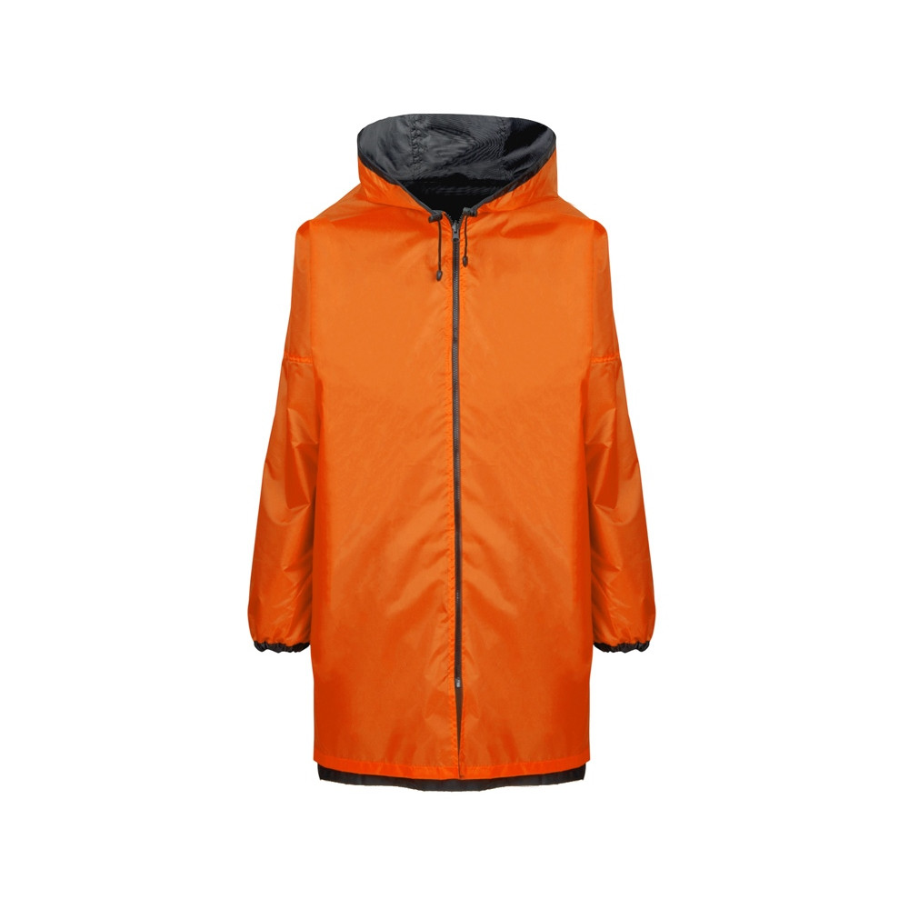 Дождевик Bi-color унисекс, оранжевый/черный
