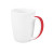 Кружка Good Day 320мл, белый/красный