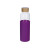 Бутылка для воды стеклянная Refine, в чехле, 550 мл, фиолетовый