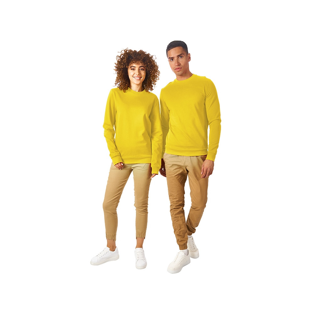 Свитшот Motion унисекс с начесом, жёлтый