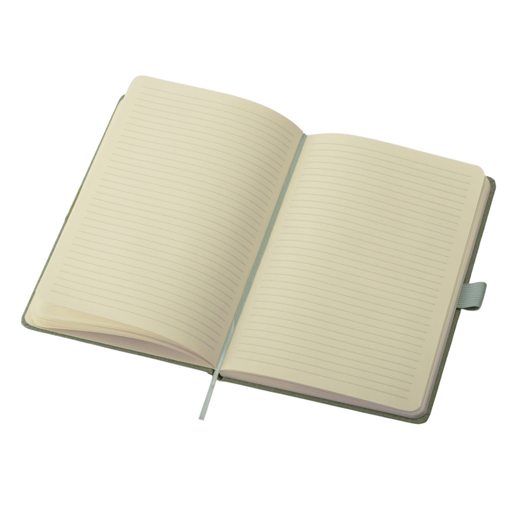 Блокнот А5 Snow Hard твердая обложка, 80 листов 70 гр/м2, зеленый