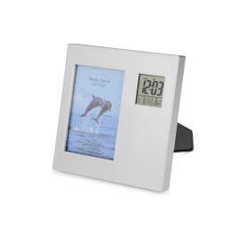 Часы Рамка, серебристый