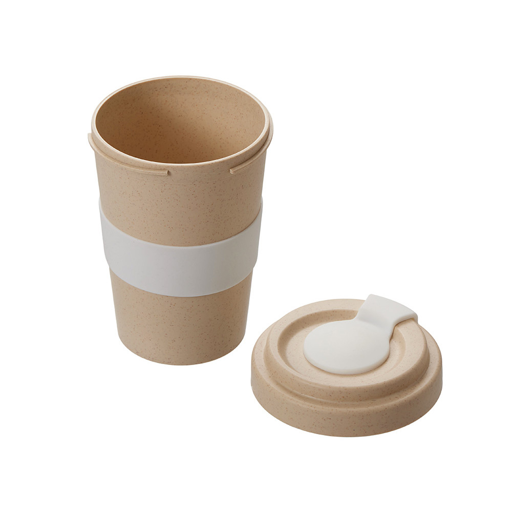 Стакан из пшеничного волокна Flava, белый