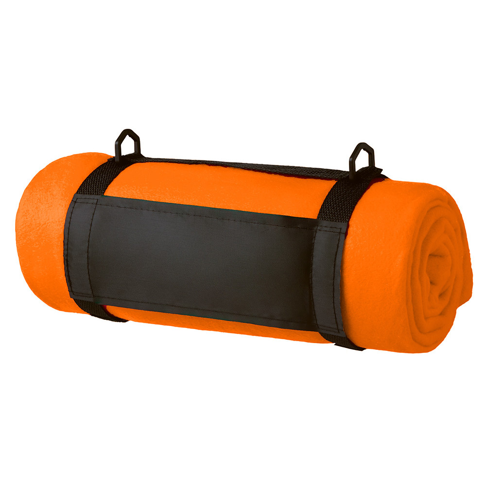 Плед Нежность с плечевым ремнем, оранжевый