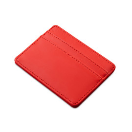 Картхолдер для двух карт и наличных денег с зажимом Crave, красный