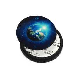 Беспроводное зарядное устройство Sketch с полноцветной печатью, черный Беспроводное зарядное устройство Sketch с полноцветной печатью, черный