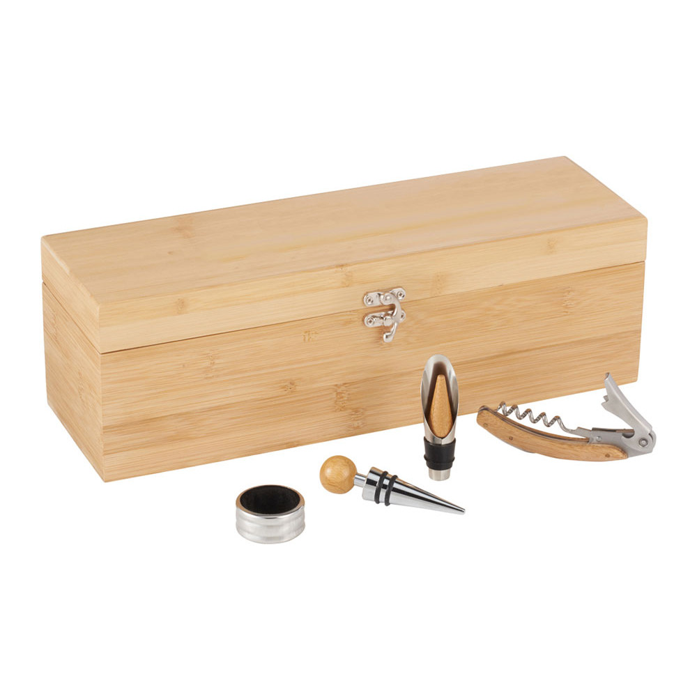 Набор для вина в бамбуковом кейсе Anniversary (Р)