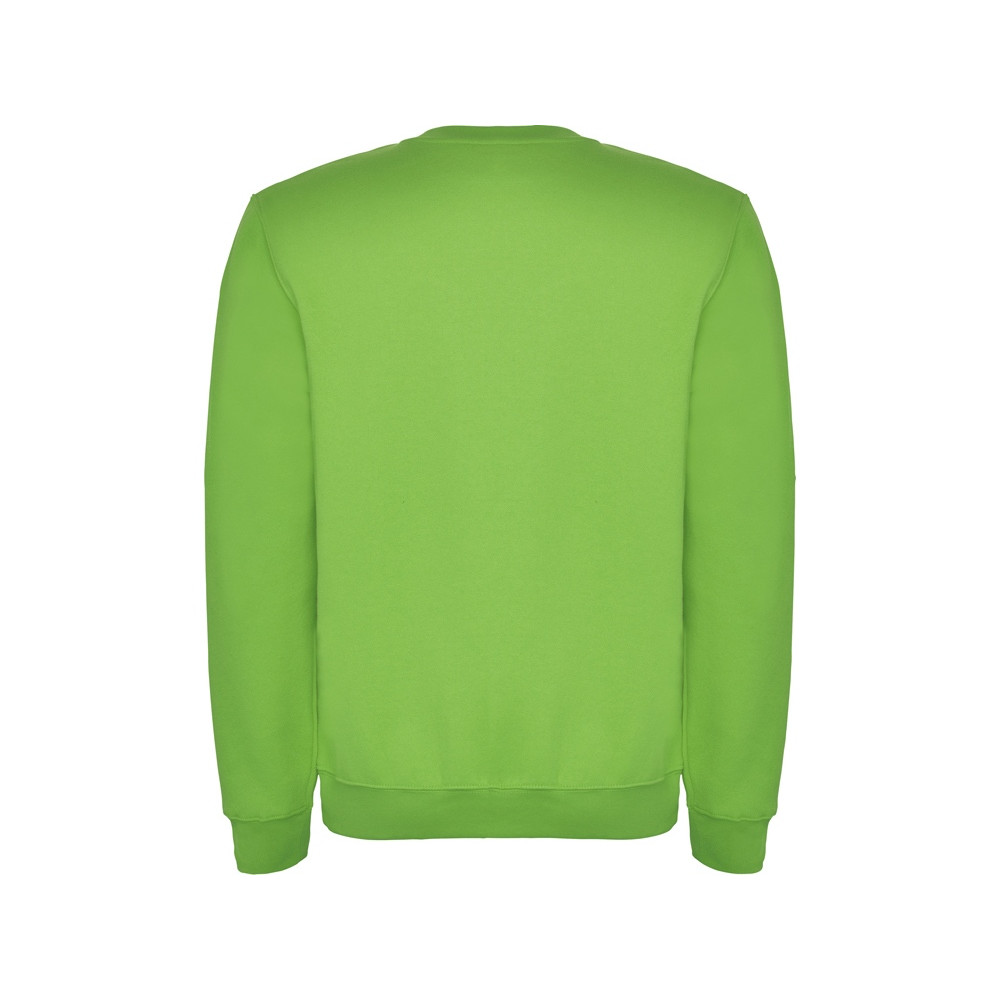 Свитшот с начесом Clasica унисекс, зеленое яблоко