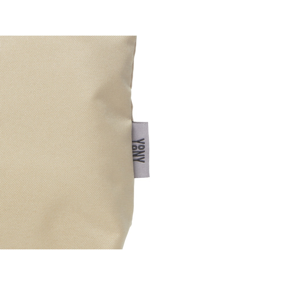 Органайзер для электроники и проводов Amalia из полиэстера 300D с подкладкой, бежевый