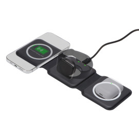 Беспроводное зарядное устройство 3-в-1 Road, 15 Вт, черный