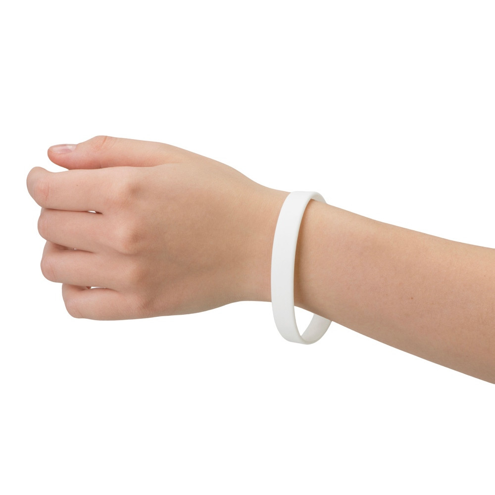 Силиконовый браслет Forest 202*12 мм, белый