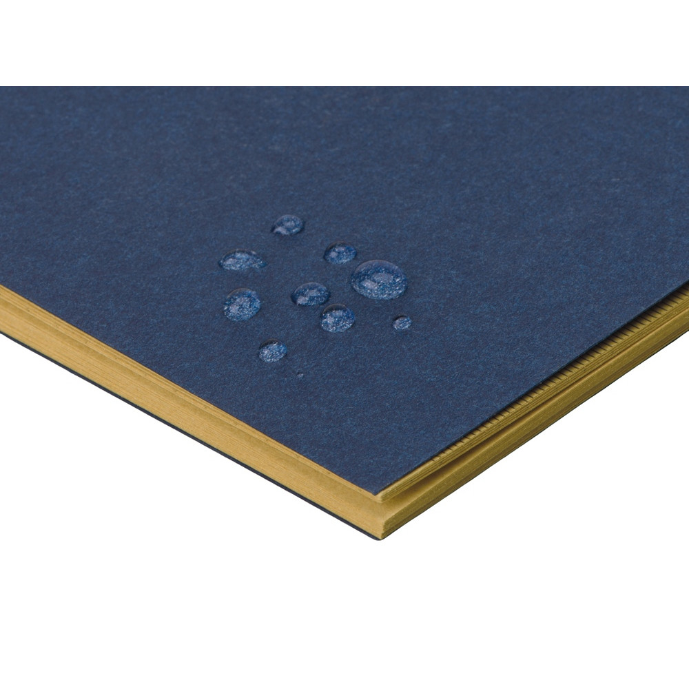 Блокнот Monet, гибкая обложка A5 из моющегося крафта, 32 листа, темно-синий