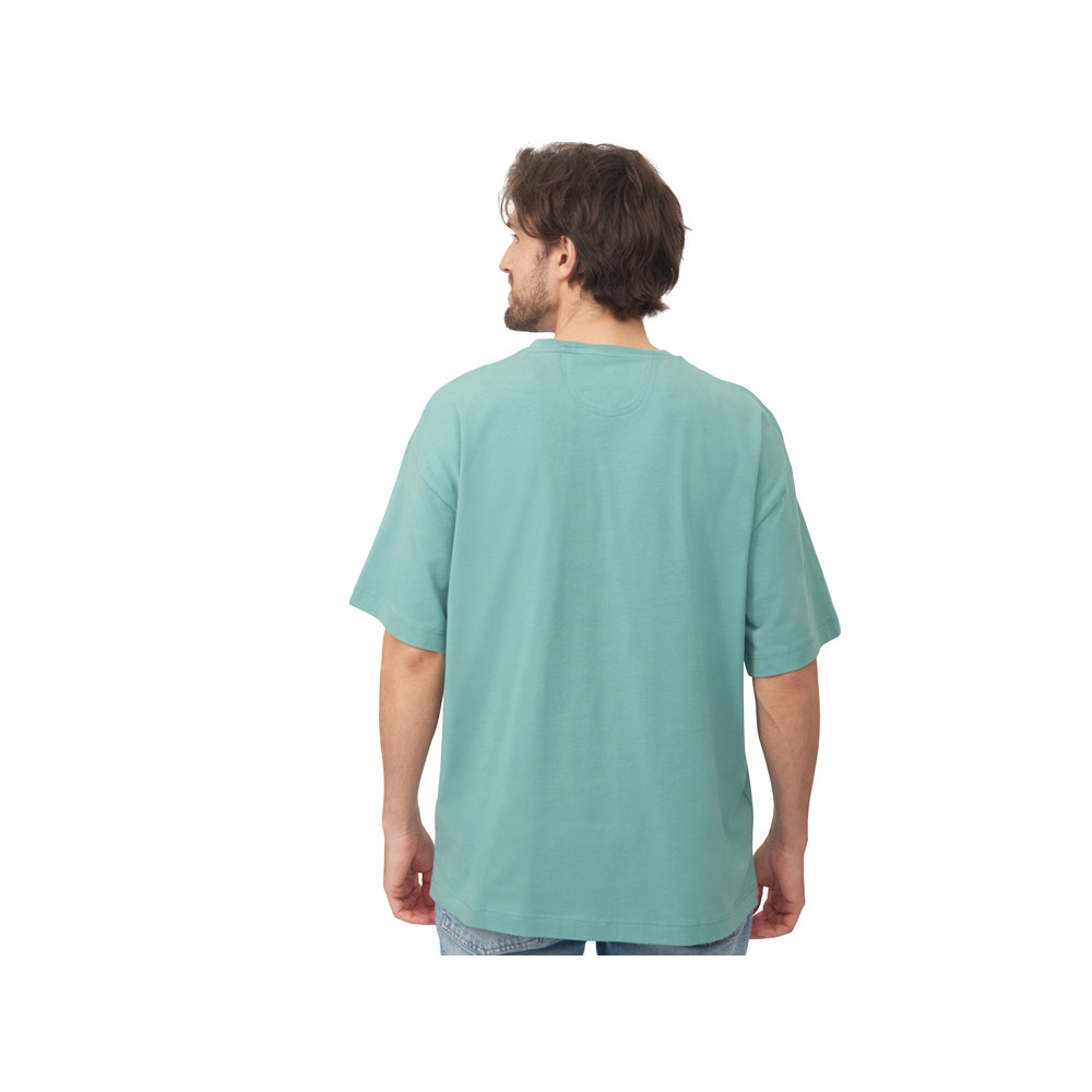 Футболка оверсайз Vienna унисекс , припылено-бирюзовый, цвет бирюзовый