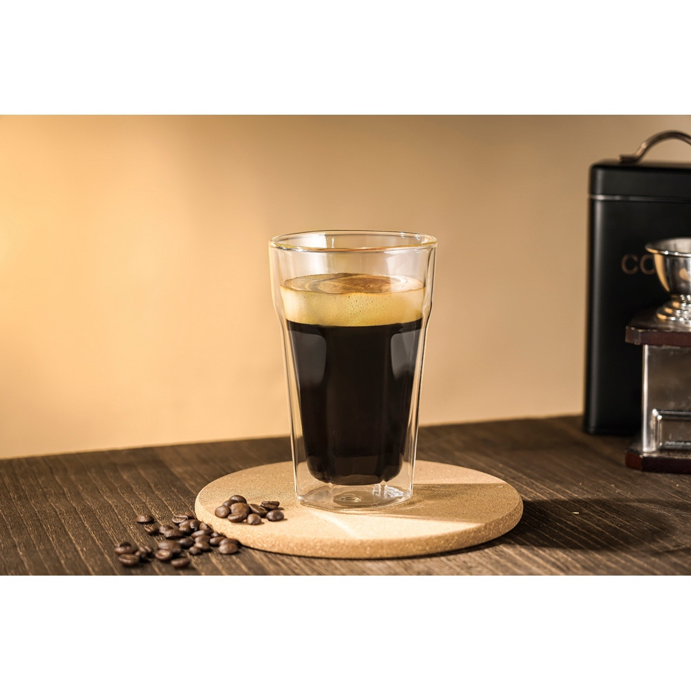 Стакан граненый с двойными стенками Silva