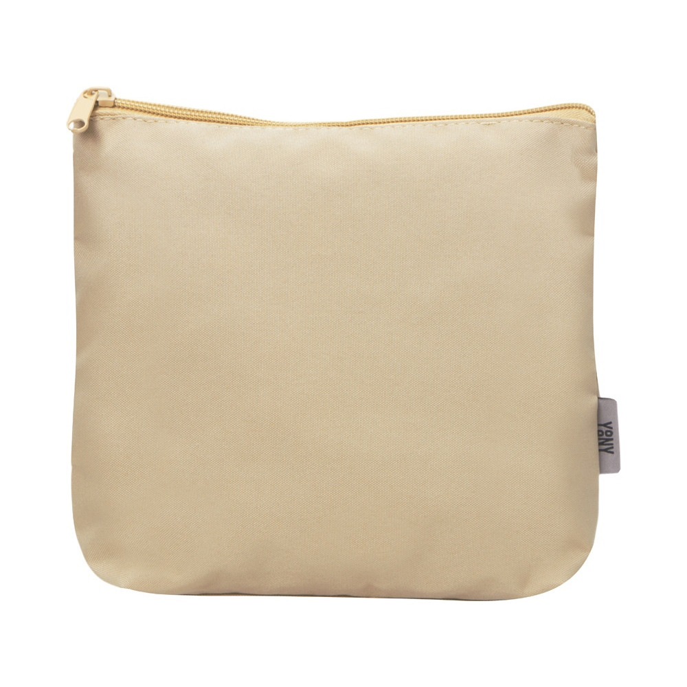 Органайзер для электроники и проводов Amalia из полиэстера 300D с подкладкой, бежевый